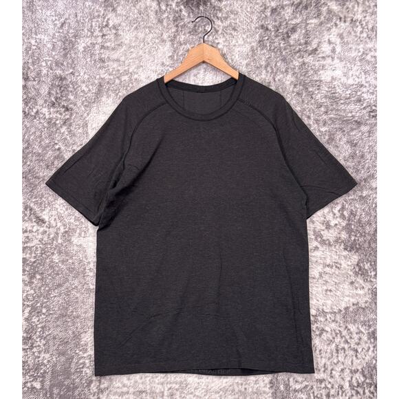 Lululemon Shirt XL Mens Gray Metal Vent Tech Short Sleeve Activewear - Picture 1 of 8